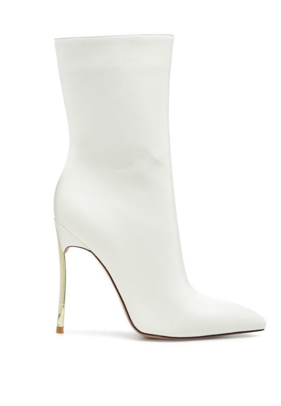 HIGH ANKLE STILETTO BOOTS