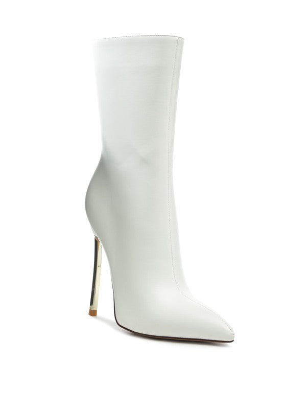 HIGH ANKLE STILETTO BOOTS