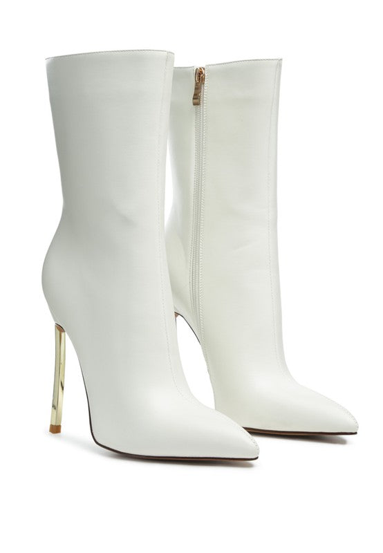 HIGH ANKLE STILETTO BOOTS