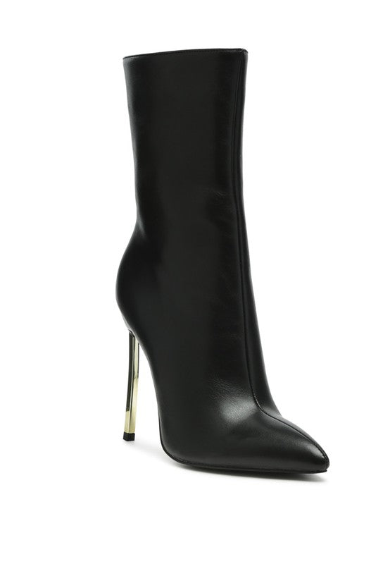 HIGH ANKLE STILETTO BOOTS