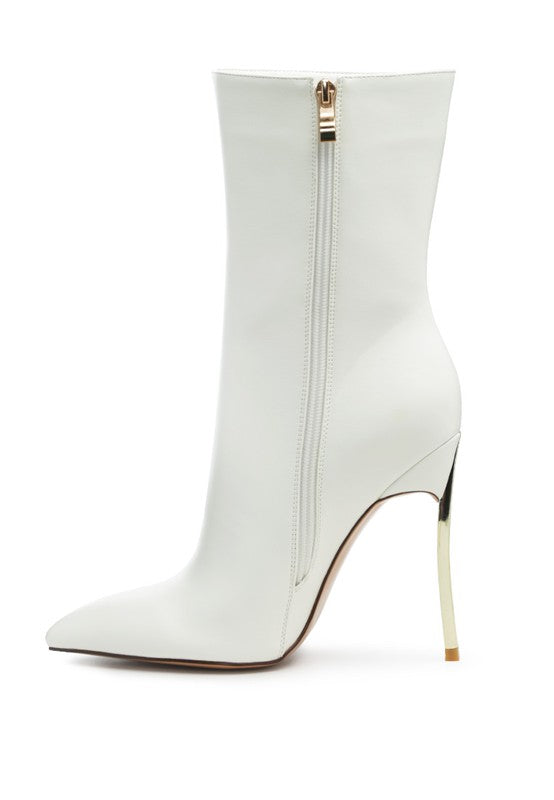 HIGH ANKLE STILETTO BOOTS