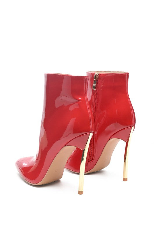 PATENT STILETTO BOOT