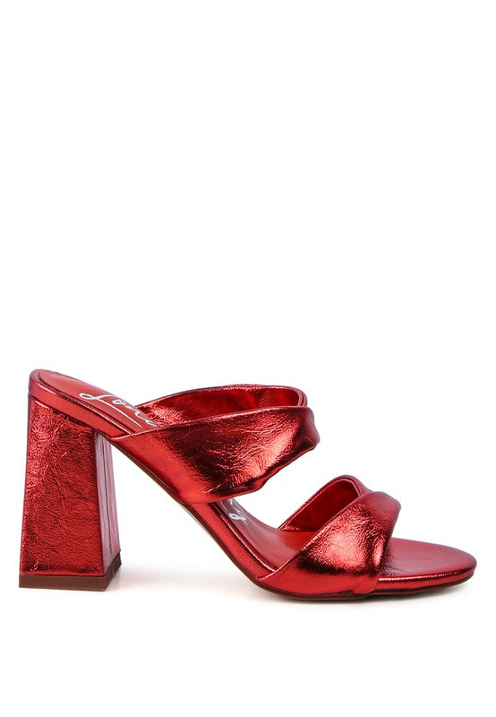 BLOCK HEELED SANDAL