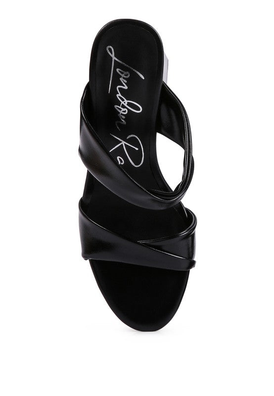 BLOCK HEELED SANDAL