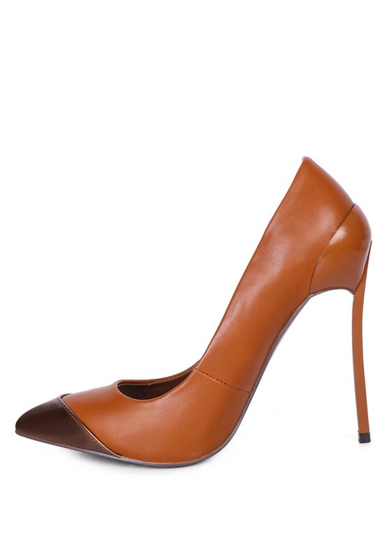 METALLIC POINTED TOE PUMP HEELS