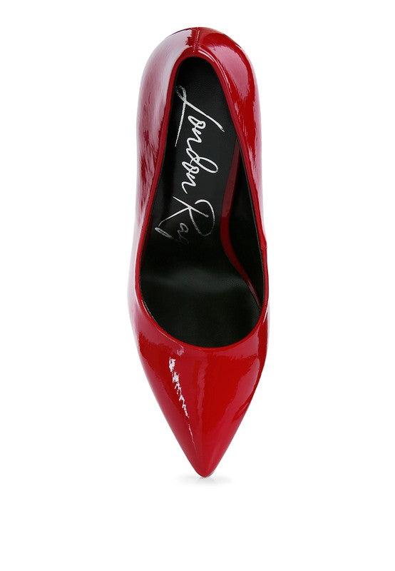 PATENT STILETTO HEELS