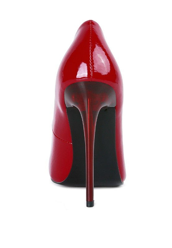 PATENT STILETTO HEELS