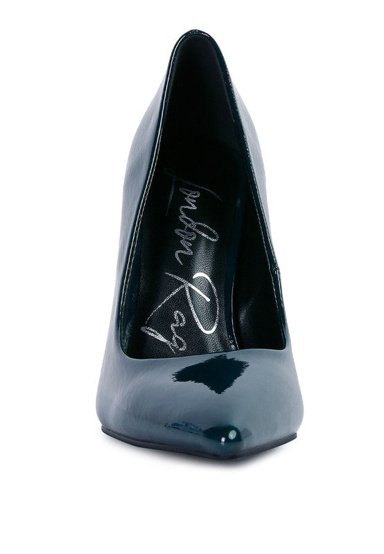 PATENT STILETTO HEELS