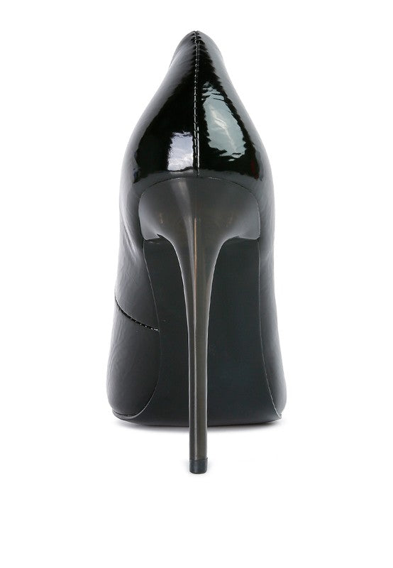 PATENT STILETTO HEELS