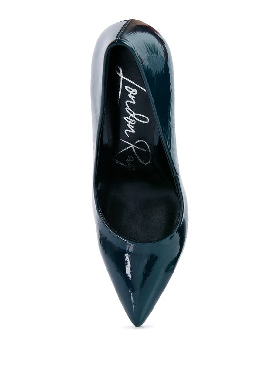 PATENT STILETTO HEELS