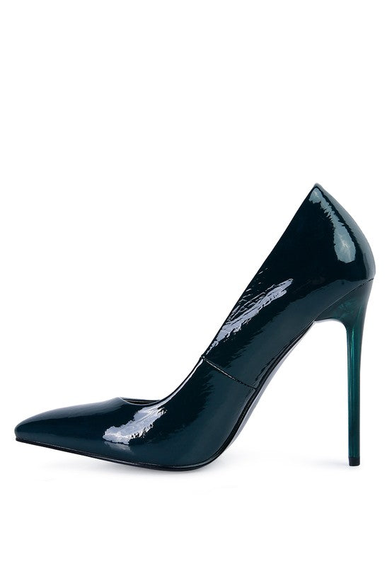 PATENT STILETTO HEELS