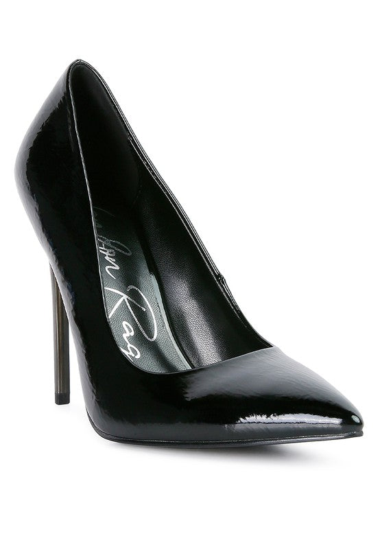 PATENT STILETTO HEELS