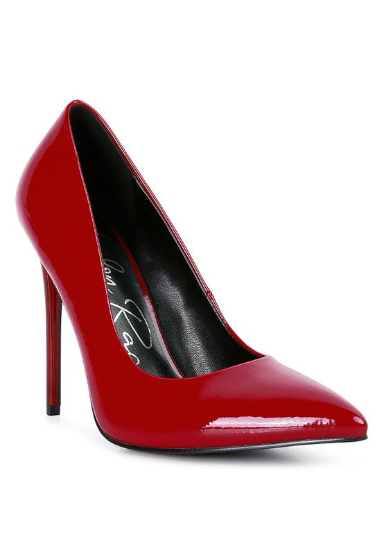 PATENT STILETTO HEELS