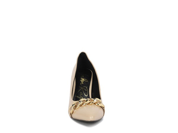 BLOCK HEEL PUMPS