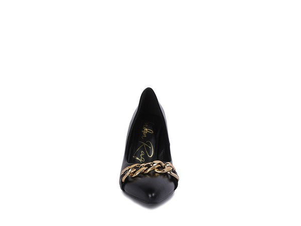 BLOCK HEEL PUMPS