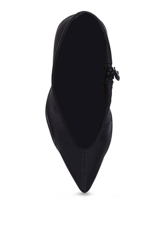 POINTED TOE ANKLE BOOTS