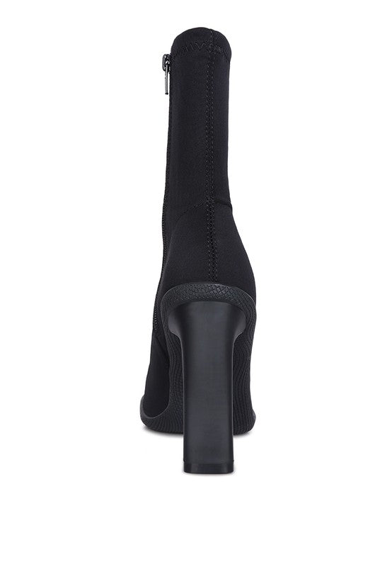 POINTED TOE ANKLE BOOTS