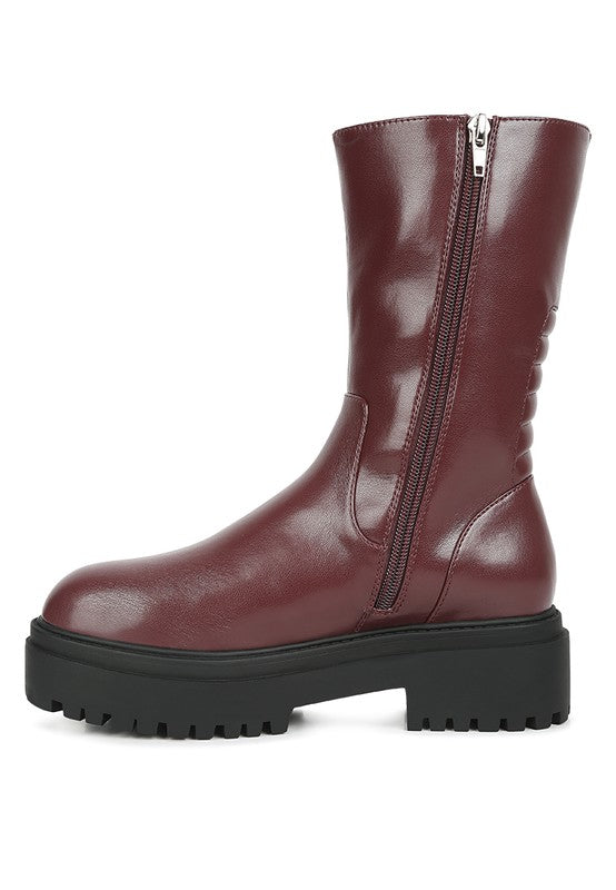 CHUNKY CALF BOOTS