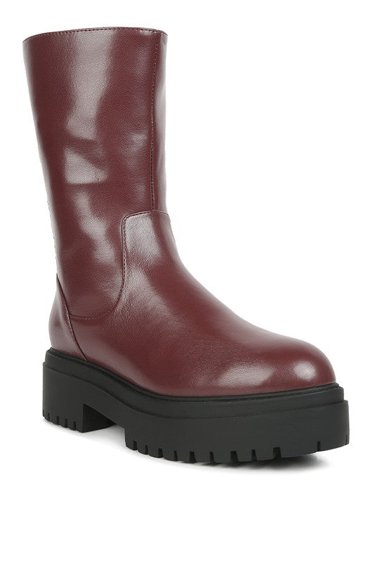 CHUNKY CALF BOOTS