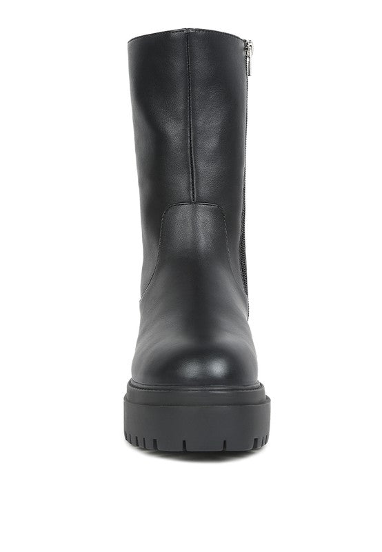 CHUNKY CALF BOOTS