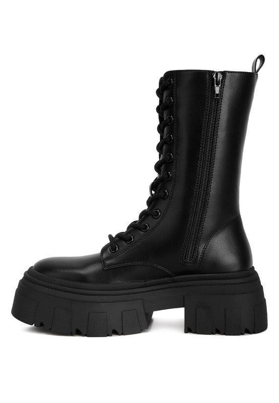 CHUNKY COMBAT BOOTS