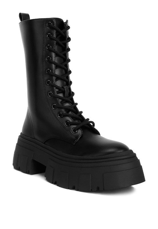 CHUNKY COMBAT BOOTS