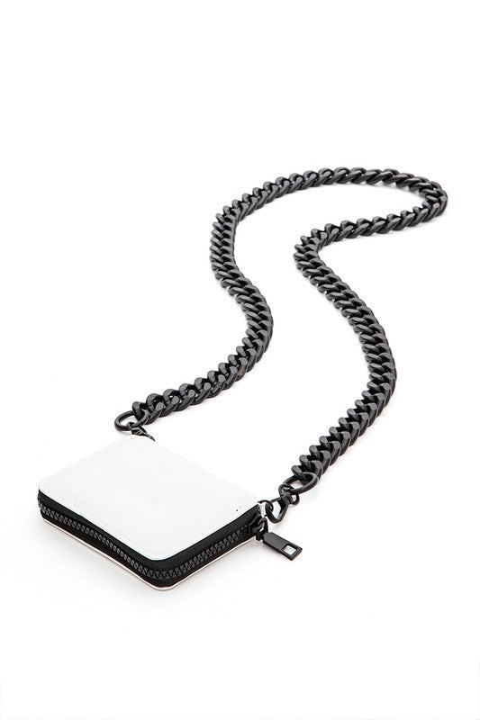 Chunky Chain Convertible Wallet