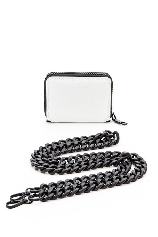 Chunky Chain Convertible Wallet