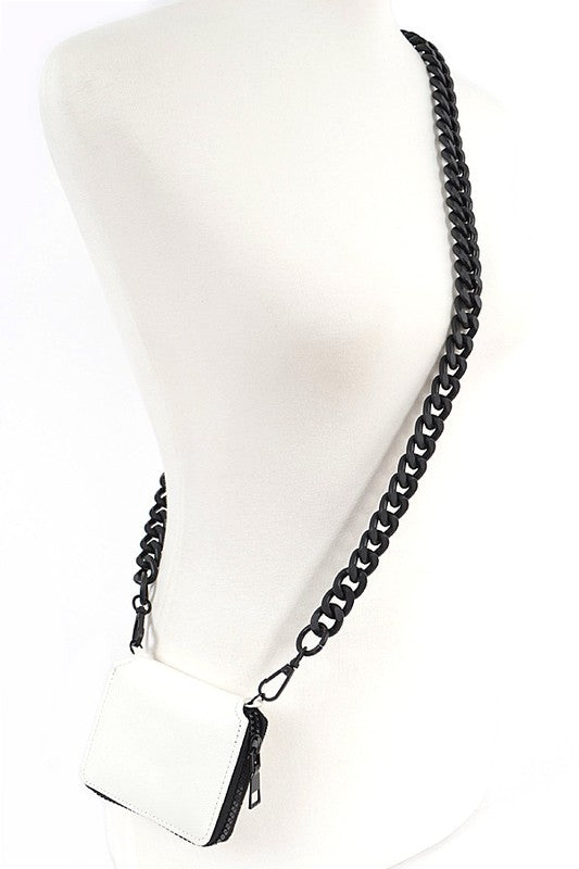 Chunky Chain Convertible Wallet