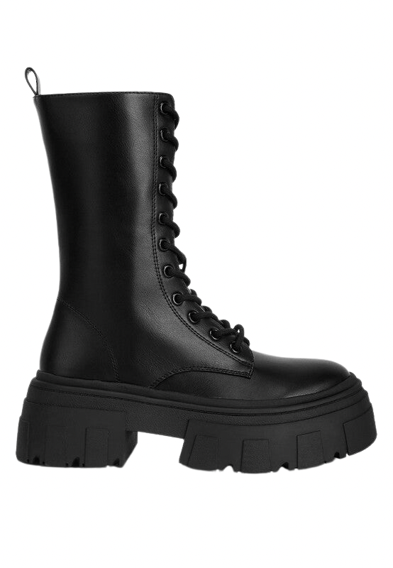 CHUNKY COMBAT BOOTS
