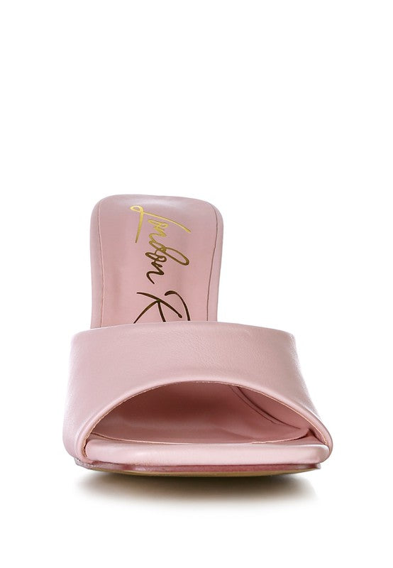 Sweet16 Clear Spool Heeled Sandal