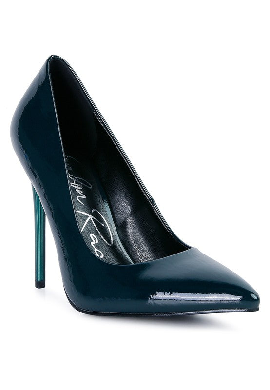PATENT STILETTO HEELS